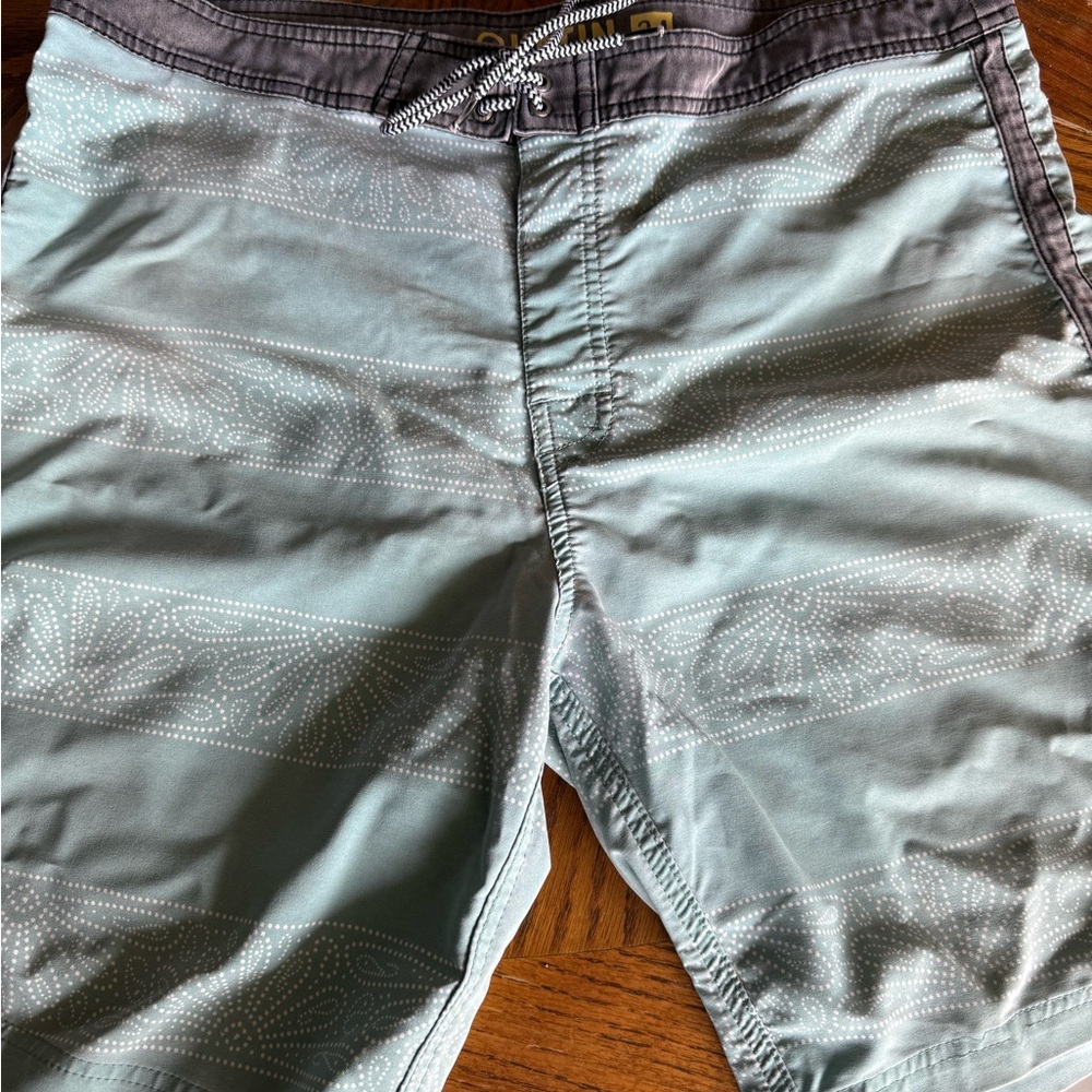 Katin Light Blue and Gray Board Shorts